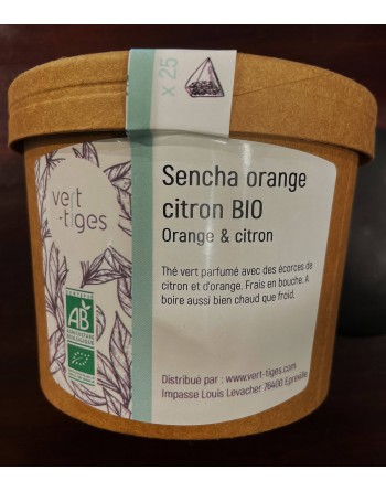 Thé vert Sencha Orange...