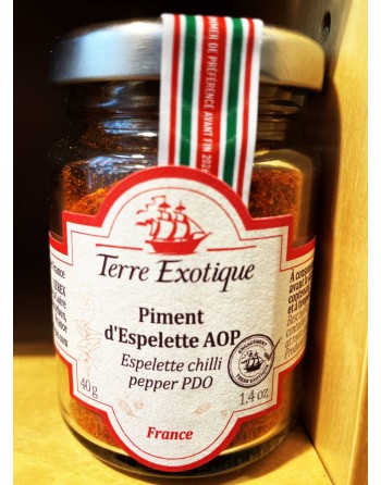 Piment d'Espelette AOP 40G