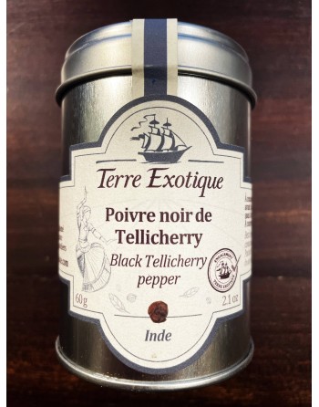 Poivre noir de Tellicherry 60g